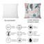 Carré, collage d'art coloré aux couleurs pastel - Coussin décoratif imprimé moderne-60158827