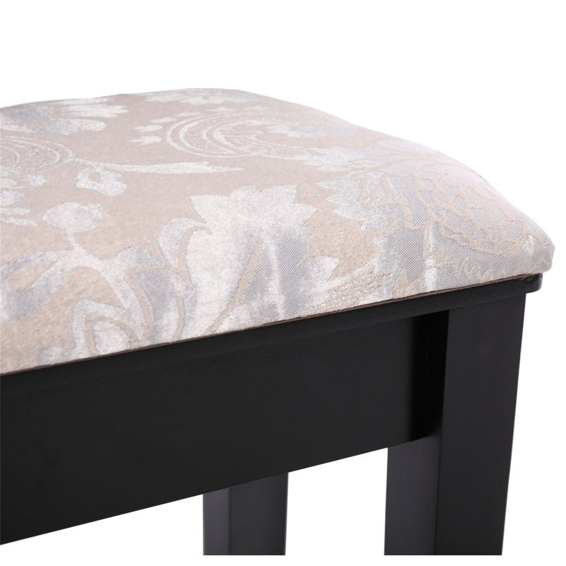 Ensemble de coiffeuse avec tabouret et miroir