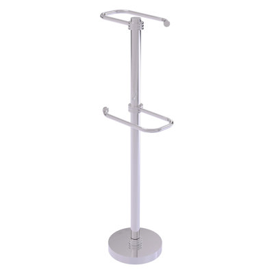 Porte-papier hygiénique sur pied 2 rouleaux
