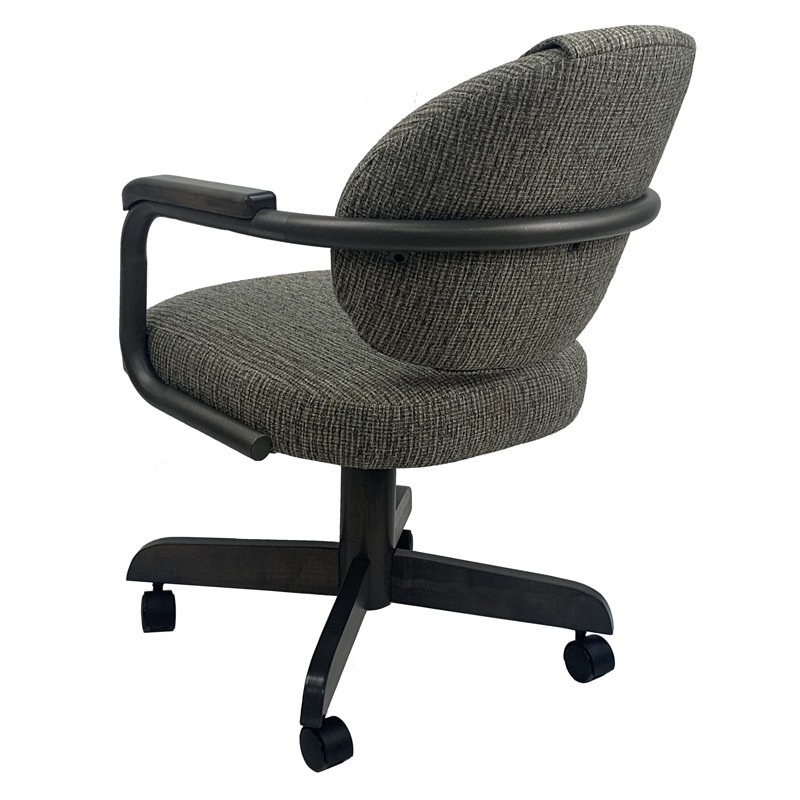 18'' H Upholstered Armchair, Gray, Smoke