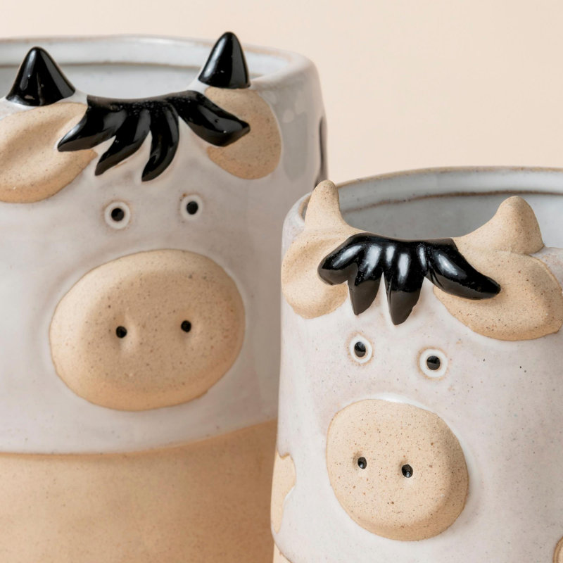 Owens Ceramic Statue Planter