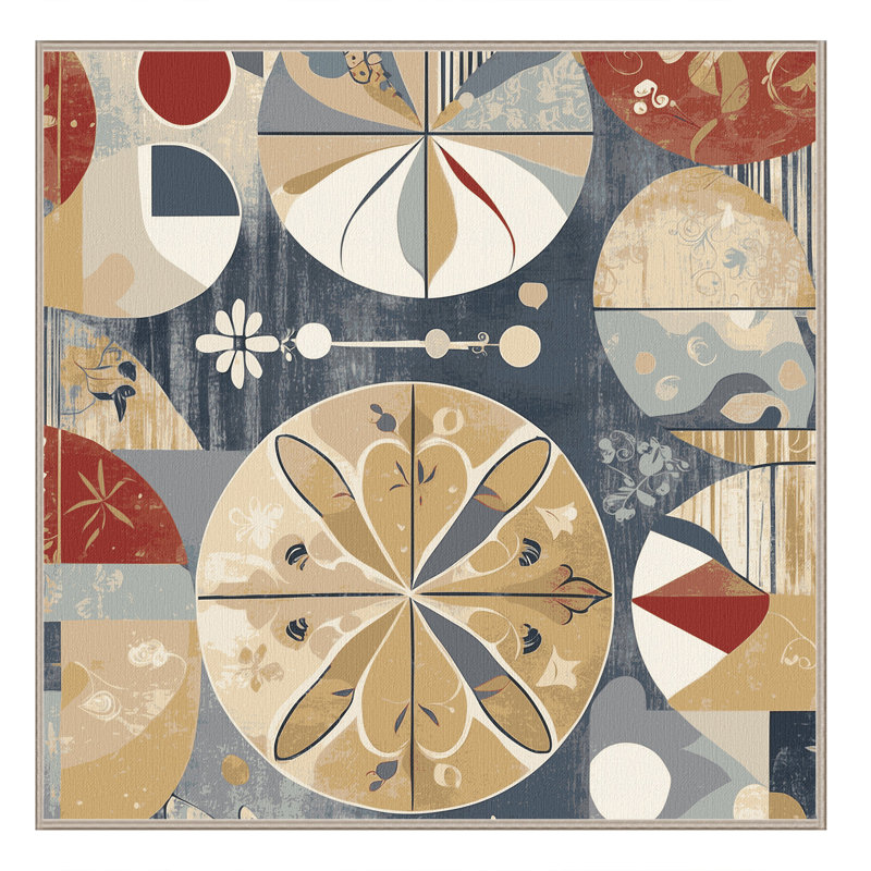 Peppy Dash Rug, Square 3'