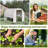 Outsunny Walk-In Tunnel Greenhouse With Zippered Mesh Door And 8 Mesh Windows-114766837-114766840