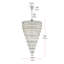 Lustre rectangulaire 41 pouces Iva-938800265