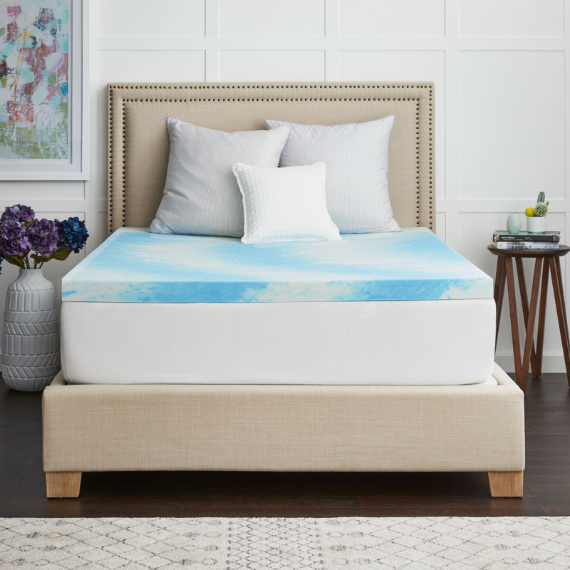 Sealy Chill 3" Memory Foam Mattress Topper, Full