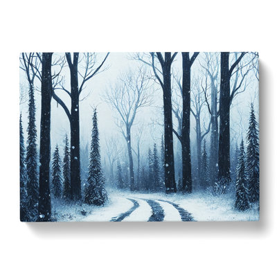 Exclusive Winter Forest - Wrapped Canvas