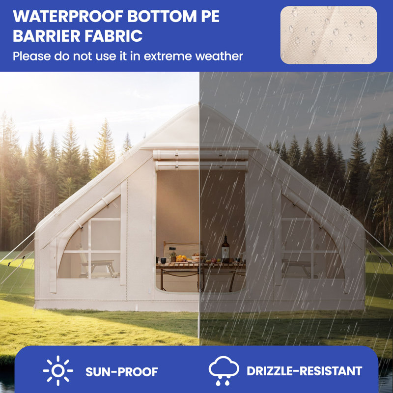 Tente pour 6 personnes, H 82,8 po x l 156 po x P 117,6 po