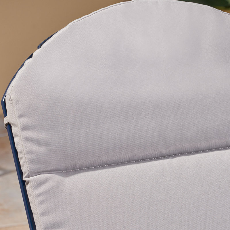 Outdoor Adirondack Chair Cushion, Gray