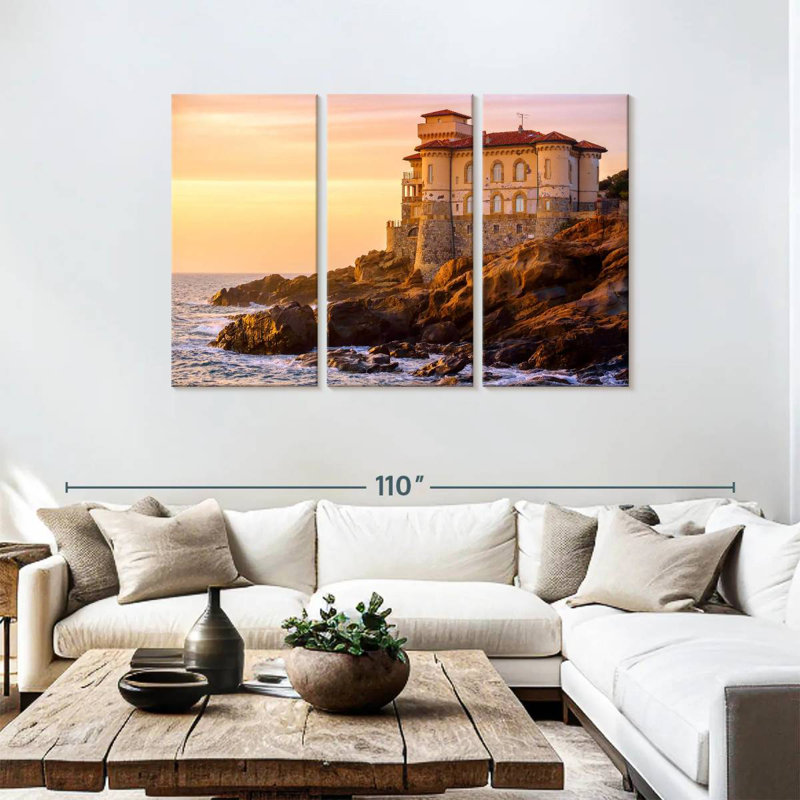 Lilie Boccale Castle, 48" H x 74" W