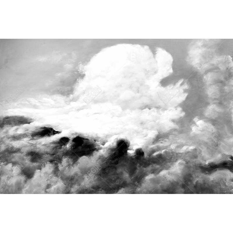Clouds - Mountains Landscapes Framed Canvas for Home Decor