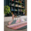 Wool Geometric Area Rug in Teal/Gold/Pink-1416666206