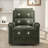 Nursery Swivel Rocker Manual Massage Recliner – 8 Modes Adjustable Intensity, Side Storage Pocket for Living Room/Bedroom/Nursery-659349660