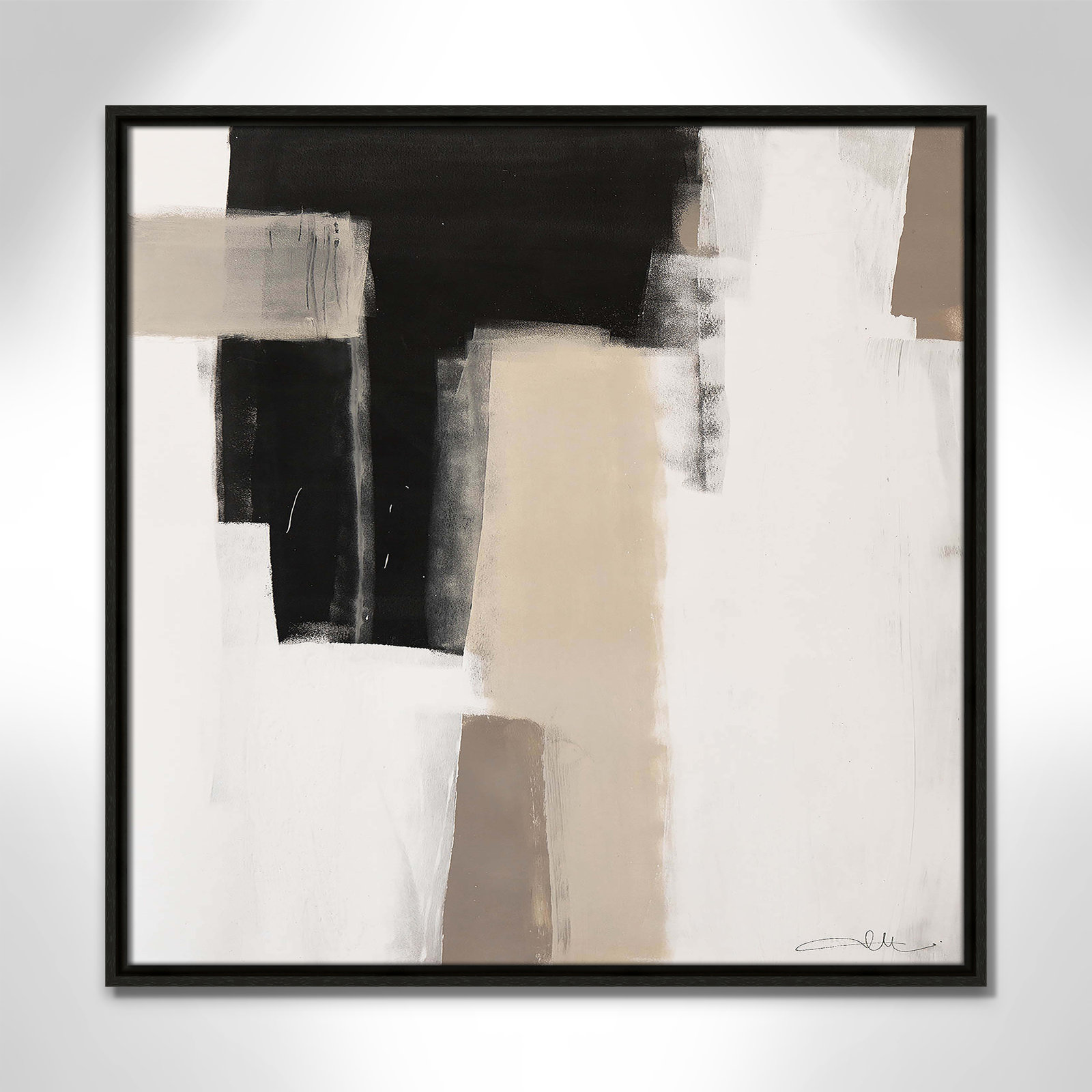 Earth Scapes I Print, Espresso Floater Framed, 25.5" H x 25.5" W x 2" D