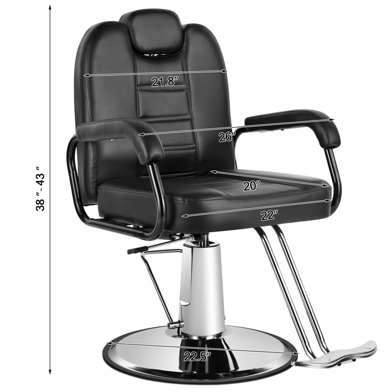 Fauteuil inclinable de cinéma maison 27 po en similicuir, Rouge / noir
