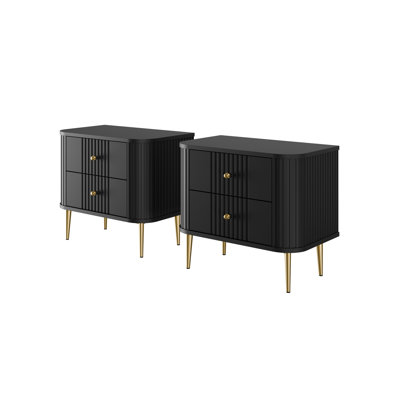 Dayzee 56cm W Manufactured Wood Bedside Table