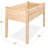 Rigney  Outdoor Fir Wood Elevated Planter with Fabric Liner & Drainage Holes-1890617988-1926726155