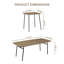 Ensemble de tables 3 pièces Alamo