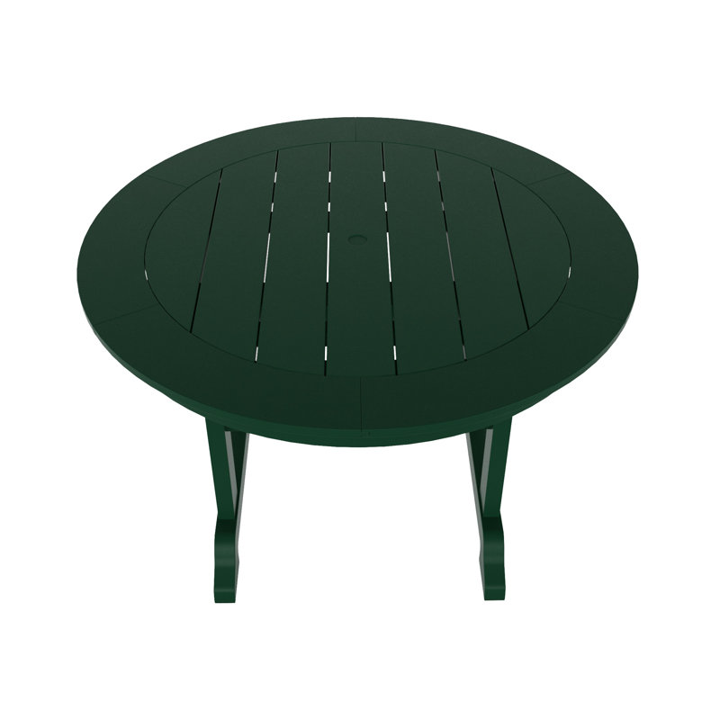 Table de salle à manger Laguna, Vert foncé
