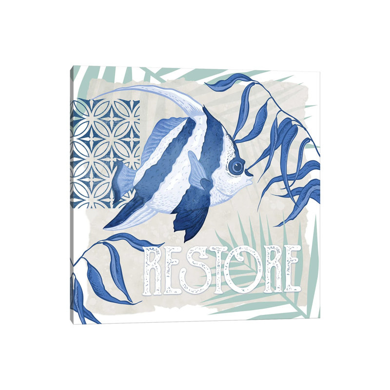Under The Sea III by Kimberly Allen - Wrapped Canvas Print, 45.72 cm H x 45.72 cm W x 3.175 cm D