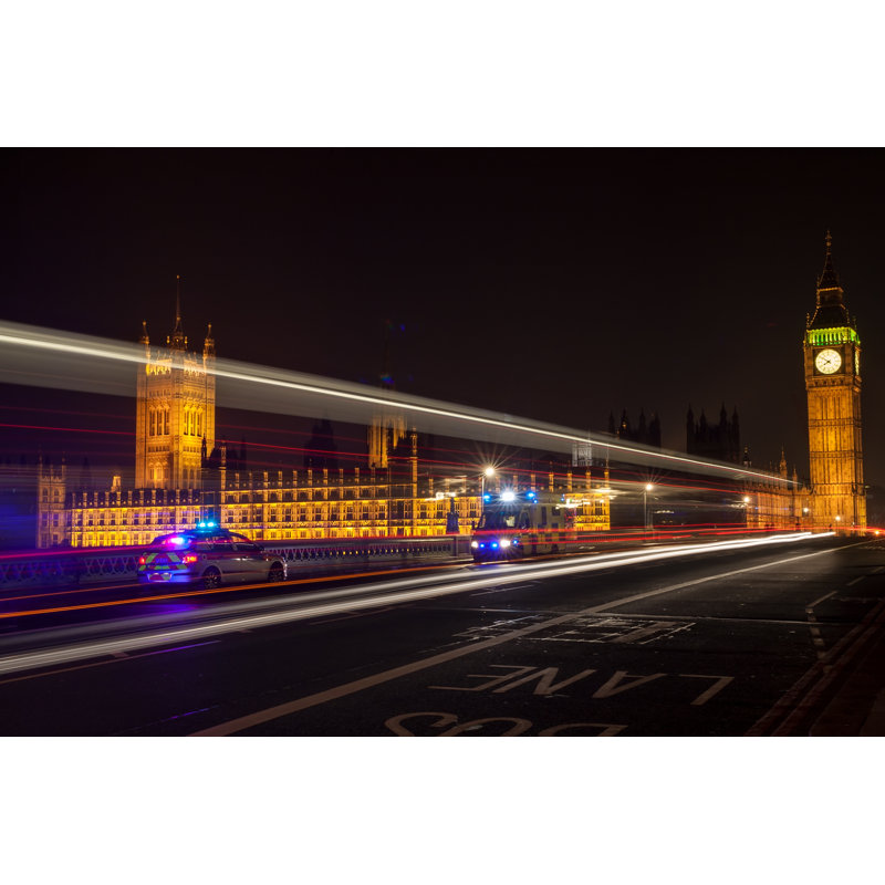 Big Ben, Houses Of Parliament by Dmbaker - Wrapped Canvas Print, 30cm H x 46cm W