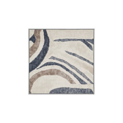 Tapis gris lavable à la machine