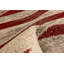 Tapis ivoire / rouge à motif abstrait Juriaan-860459071