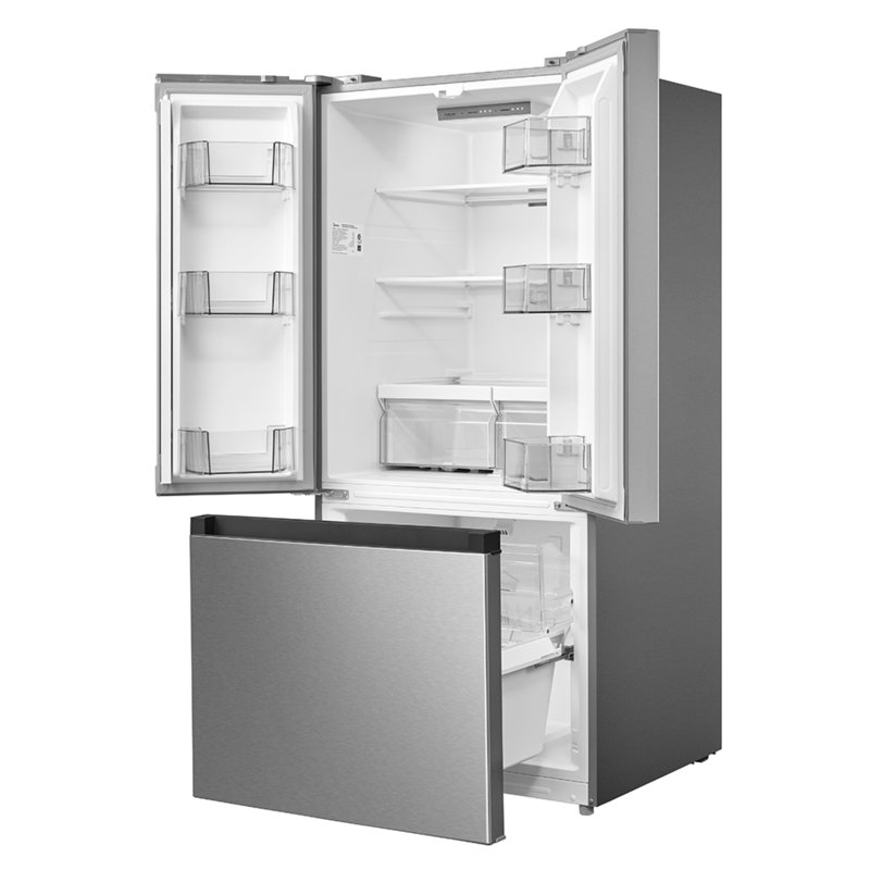 Midea 18 cu. Pi. Réfrigérateur à porte française