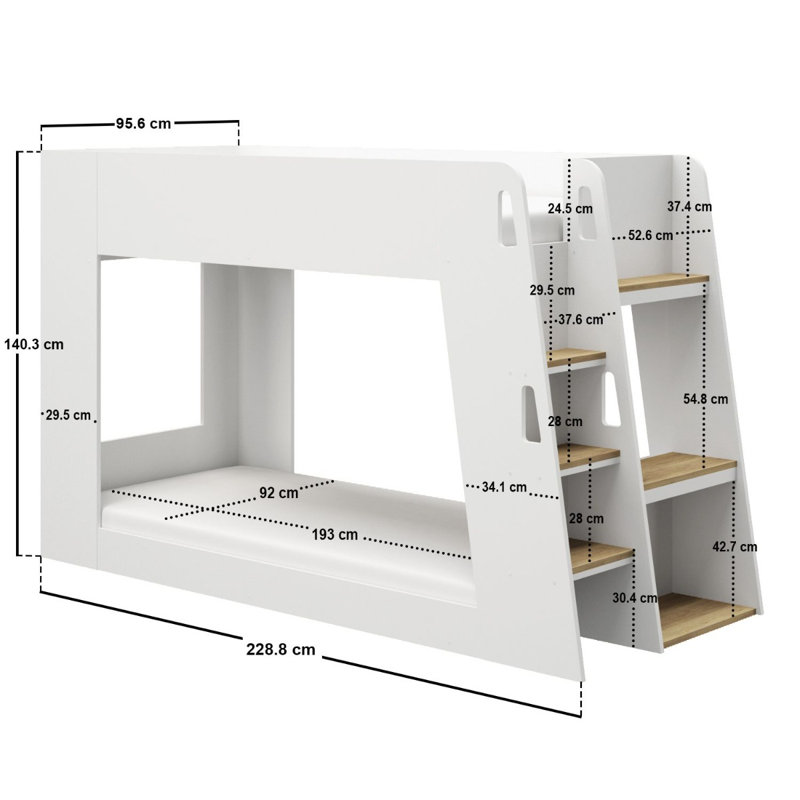 Single (3') Bunk Bed Bed Frame