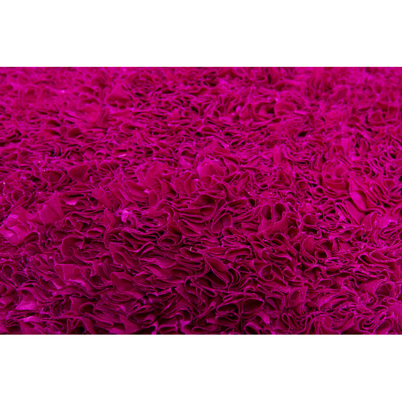 Tapis mauve à poils longs Arrisson, 3 pi 6 po x 5 pi 6 po