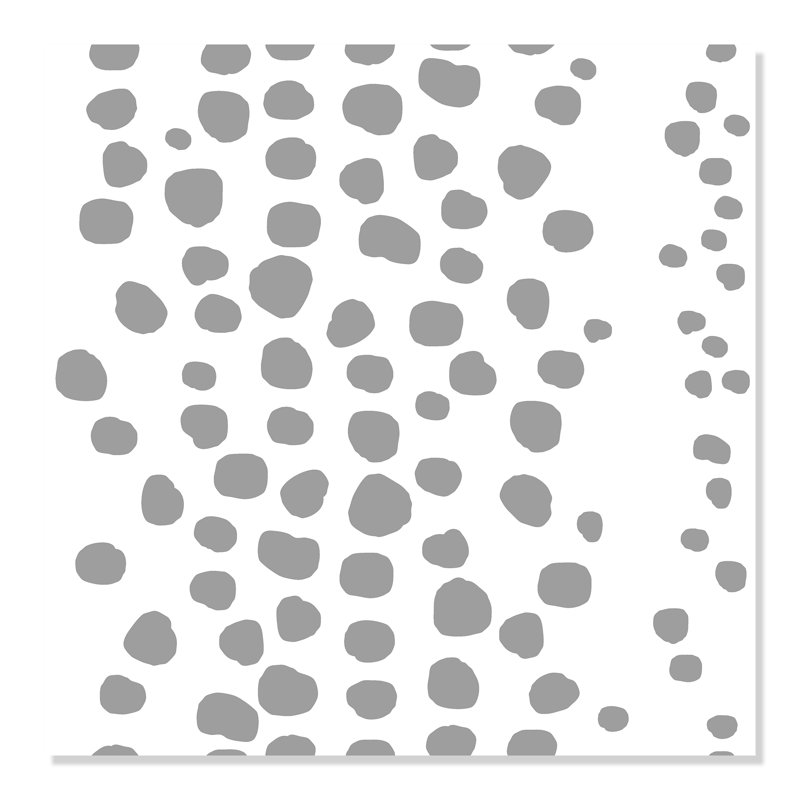 Panneau de papier peint Burnsdale, L 24 po x L 120 po, Gris