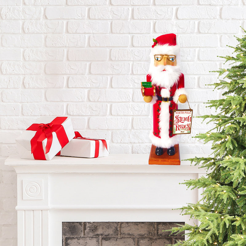14” Sleigh Ride Nutcracker