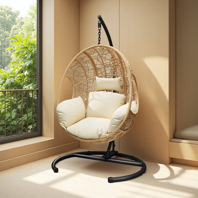 Balancelle en osier pour l'intérieur New Comming, Beige / Naturel