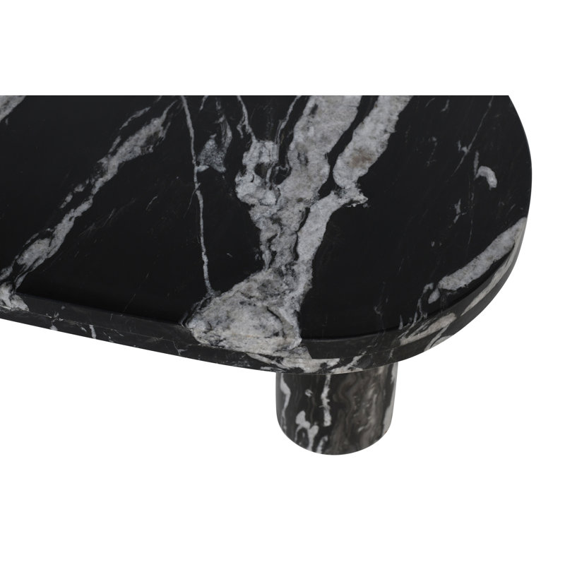 Messina Coffee Table, Black Marble