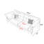 Creamy-white 100% Polyester Modular Sofa cushion couch-1181016245