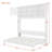 Queen Size Wall Murphy Bed With Ample Storage Space And Chevron Stripes