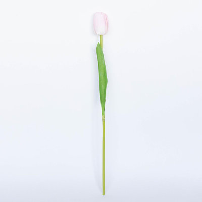 Single Pink Tulip Artificial Flower