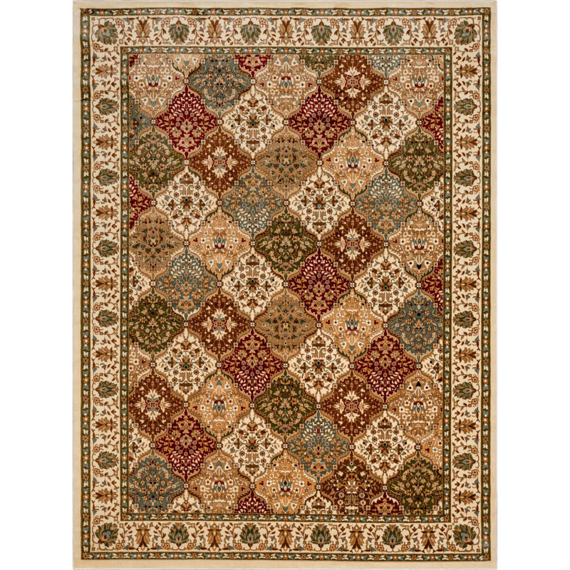 Tapis oriental rouge Chimeng Pyla, Rectangle 5 pi 3 po x 7 pi 3 po
