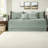 Reversible Microfiber Bedding Sets, Farmhouse Scalloped Daybed For Home