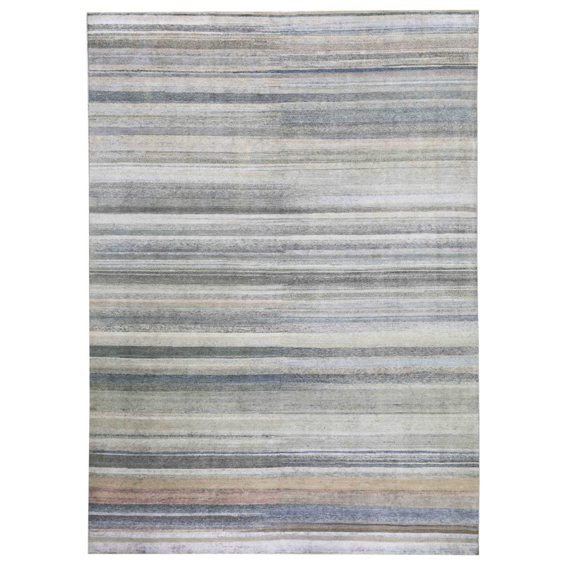 Tapis unique en soie 8 pi 9 po x 12 pi 5 po Silk Treasures