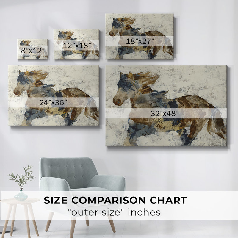 Toile tendue Gallop-Gallery, H 12 po x l 18 po