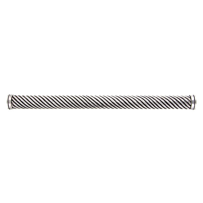 Sanzio 12" Center to Center Appliance Pull, Vintage Pewter, 9"
