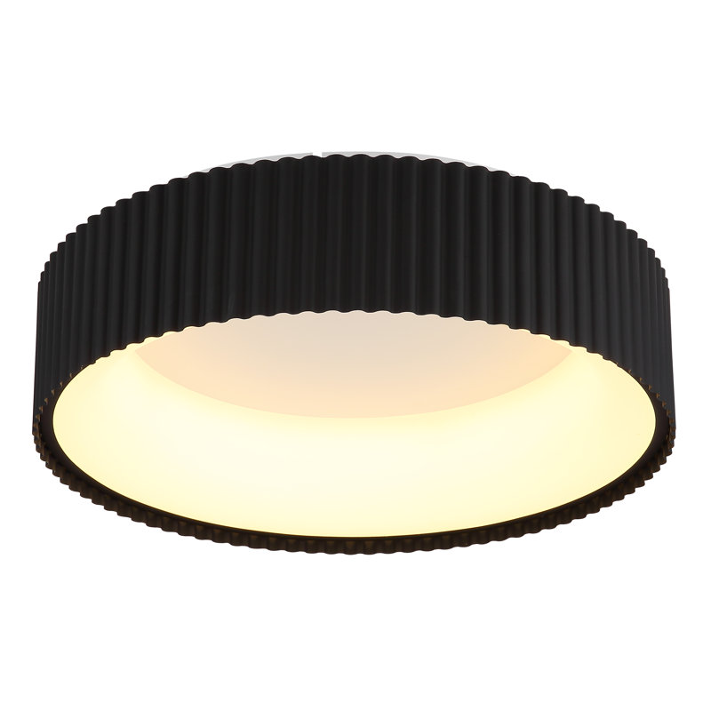 LED Flush Mount, Black