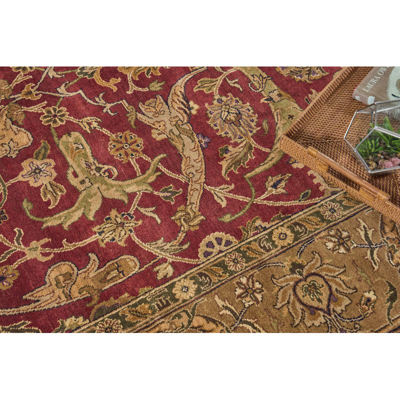 Rare And Unusual Moghul One-of-a-Kind 10' X 14' Hand Knotted Area Rug