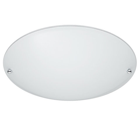 Glass Flush Mount, Matt opal white