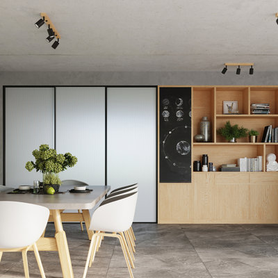 Verdo Steel Flush Mount