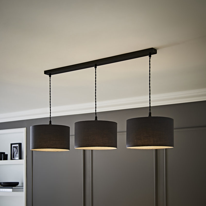 Albeiro 3 - Light Pendant, Yes, Matte Black, Grey