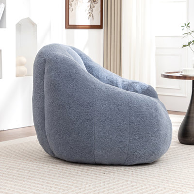 Pouf en forme de poire avec rembourrage, canapé-pouf avec rembourrage moelleux et capitonné, canapé confortable et douillet, pouf poire confortable en mousse à mémoire de forme pour dortoir, appartement, salon