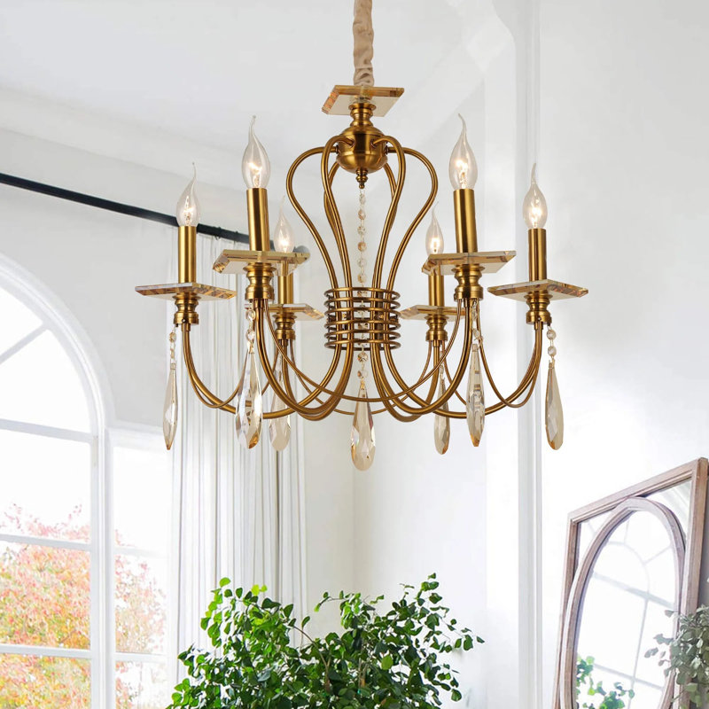 6 - Light Candle Style Chandelier
