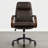 Mid-Century Diamond-Stitched 360° Swivel Office Chair-1510848594
