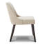Chaise d'appoint rembourrée en bois massif Bremment-750019598